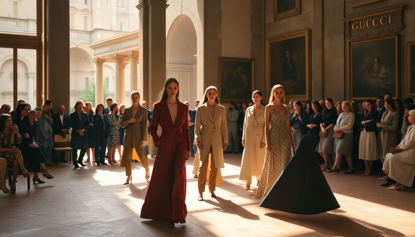 Gucci celebra il suo legame con Firenze attraverso la sfilata della collezione Cruise 2026