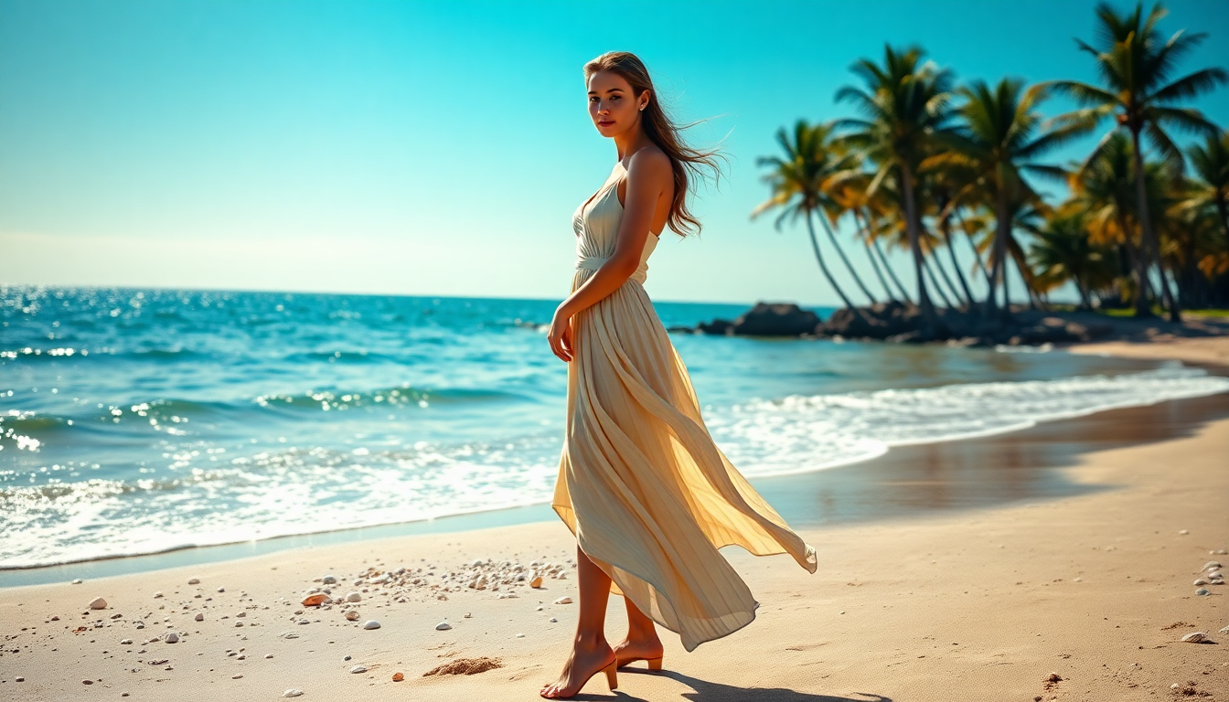 Hailey Bieber incanta in spiaggia con il suo stile elegante e alla moda