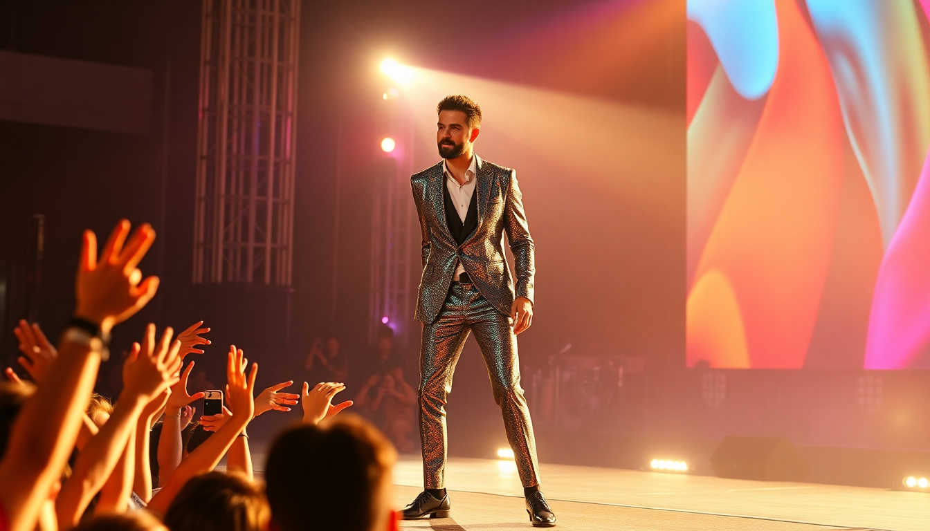 I look incredibili di Marco Mengoni per il tour estivo