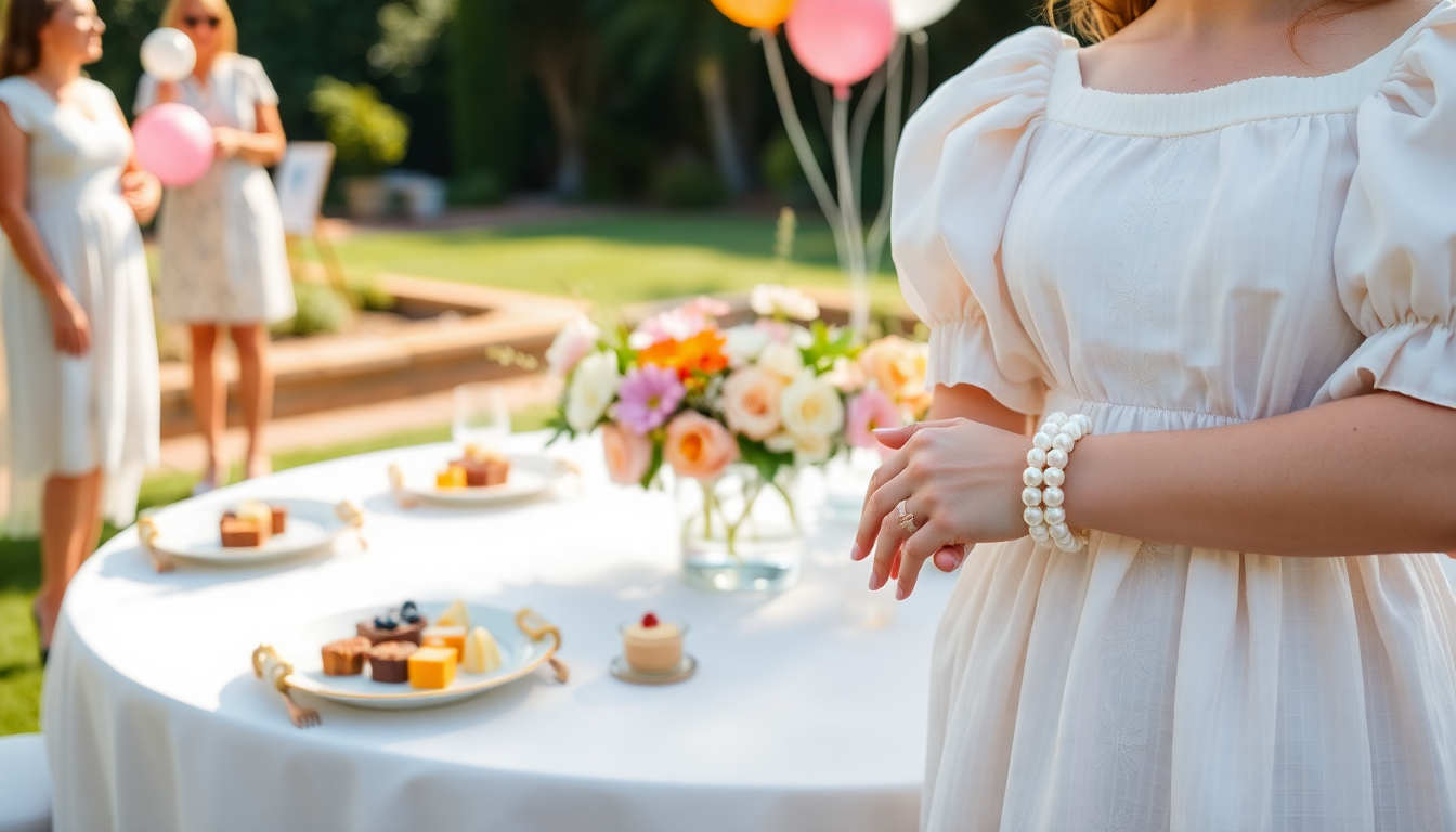 Il look impeccabile di Elisa Visari al baby shower: tutti i dettagli