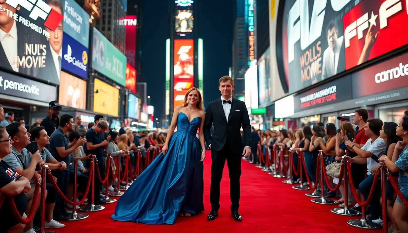 Il look spettacolare di Charles Leclerc e Alexandra Saint Mleux alla première di F1: The Movie