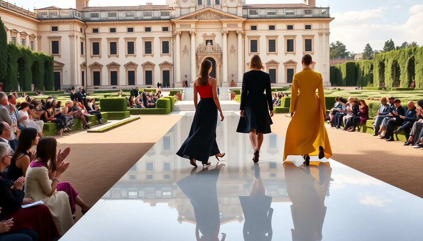 Max Mara e il fascino della moda italiana: il défilé che ha incantato le star