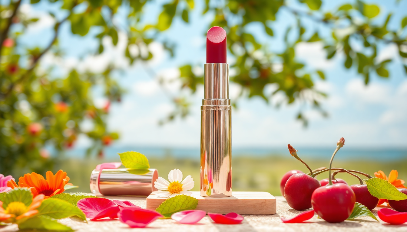 Rossetto color ciliegia: il must-have di bellezza per l’estate 2025