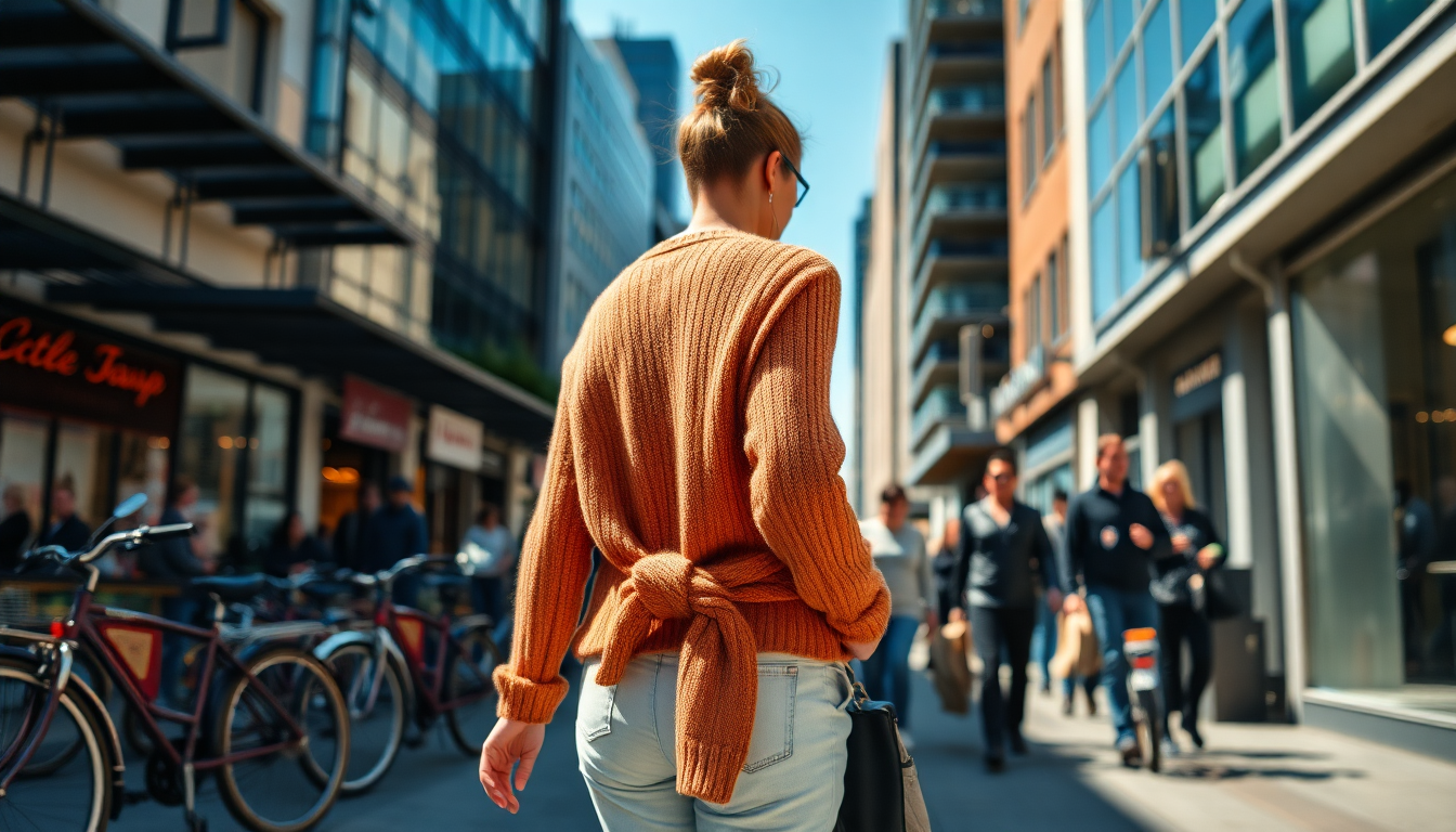 Scopri come il maglioncino legato in vita trasforma il tuo look nel 2025