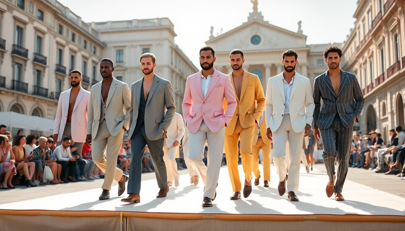 Scopri le tendenze della moda maschile per la prossima estate a Milano