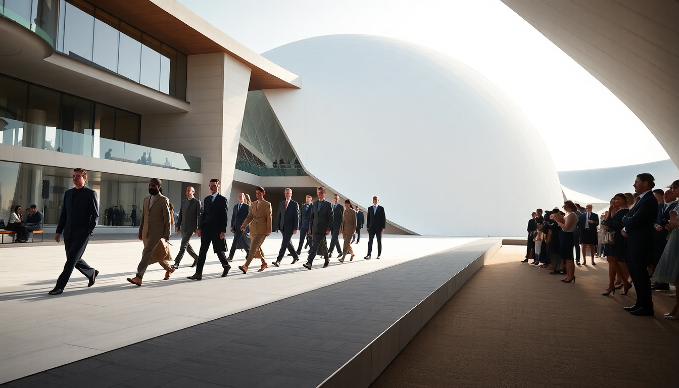 Zegna lancia la sua collezione di moda a Dubai con un evento straordinario