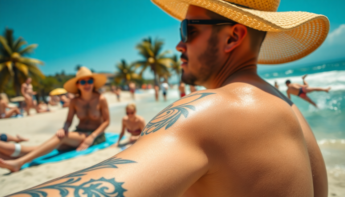 Come mantenere i tuoi tatuaggi splendenti durante l’estate