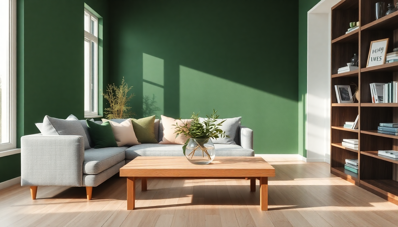 Forest green: il trend cromatico che trasforma gli interni