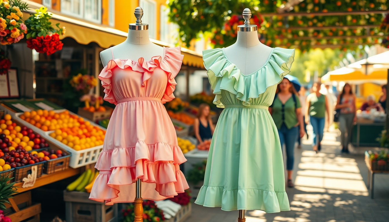 Scopri i must-have estivi: abiti con volant per ogni occasione