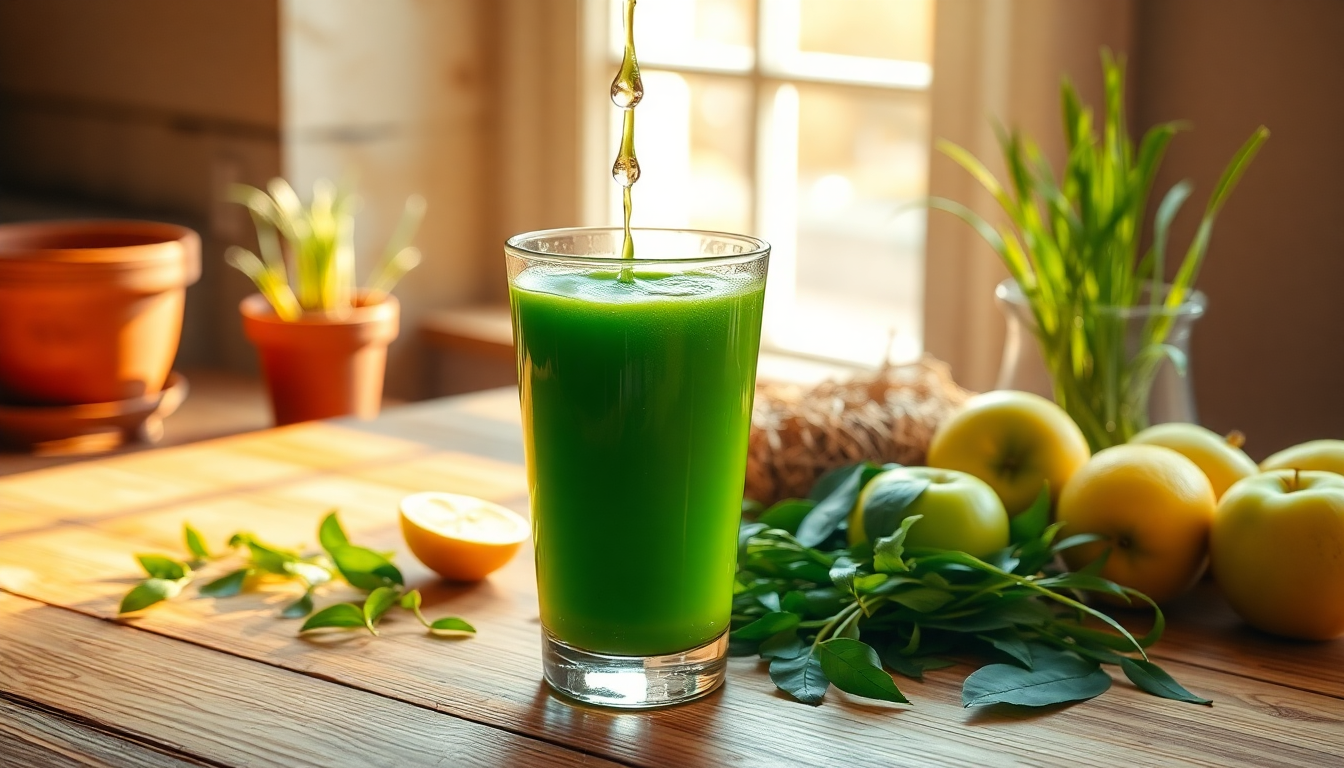 Scopri il potere del succo di erba d’orzo per la tua bellezza