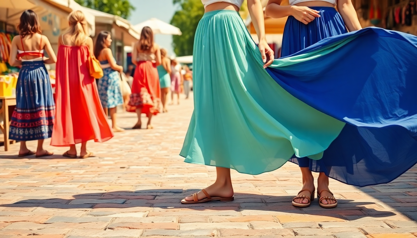 Scopri le tendenze moda estate 2025 per gonne e sandali