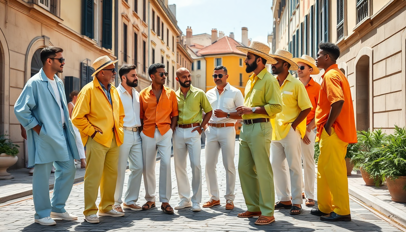 Tendenze moda maschile primavera-estate 2026: colori vivaci e stile rilassato