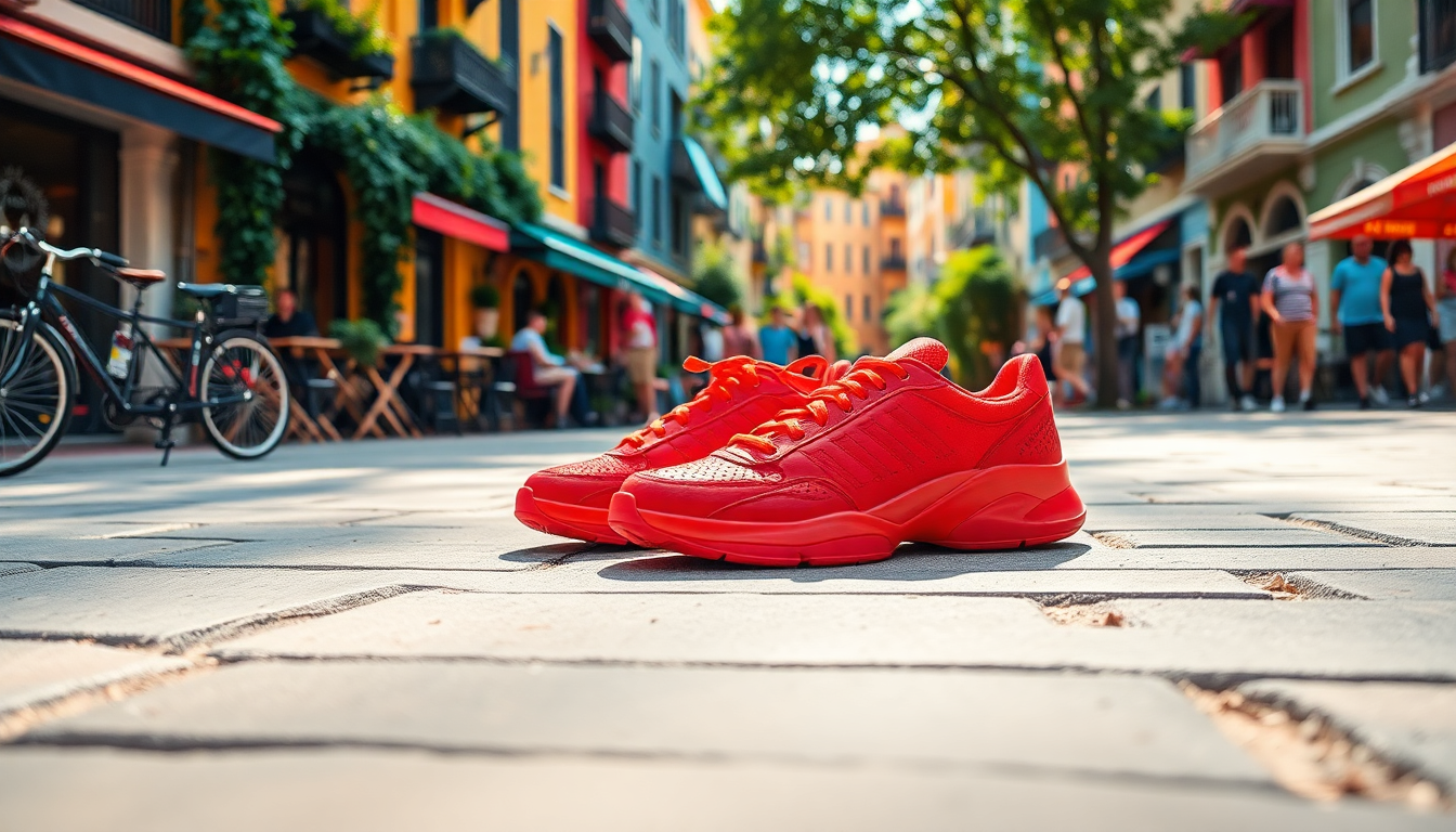 Perché le sneakers rosse sono il must-have dell’estate