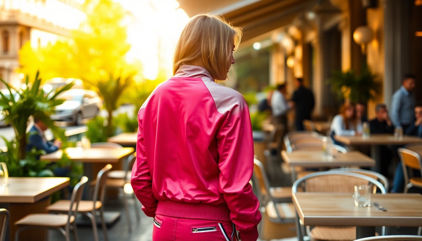 Elodie sfoggia un look sportivo e chic durante un pranzo a Milano