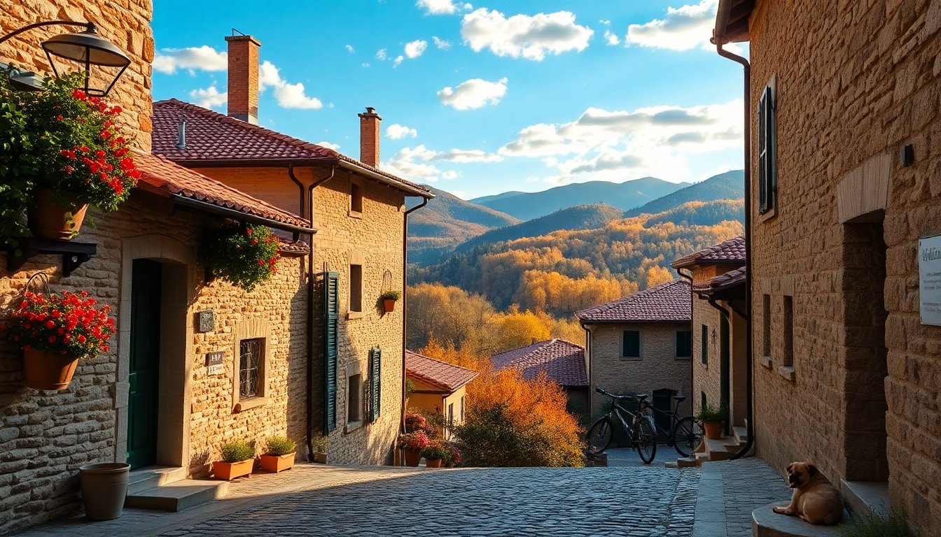 Esplora il Borgo Abruzzese di Introdacqua: Un Incantevole Viaggio Autunnale