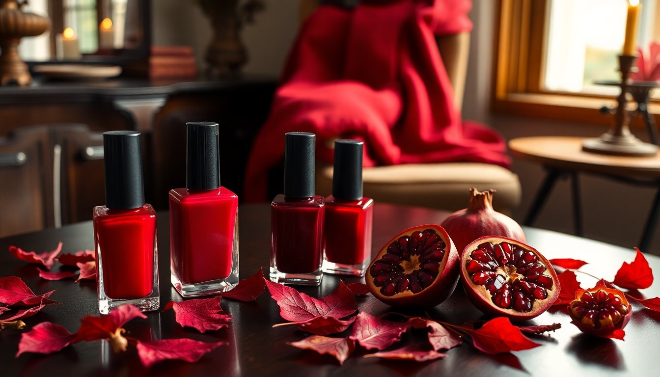 Esplora le Tonalità di Rosso Scuro Perfette per l’Autunno