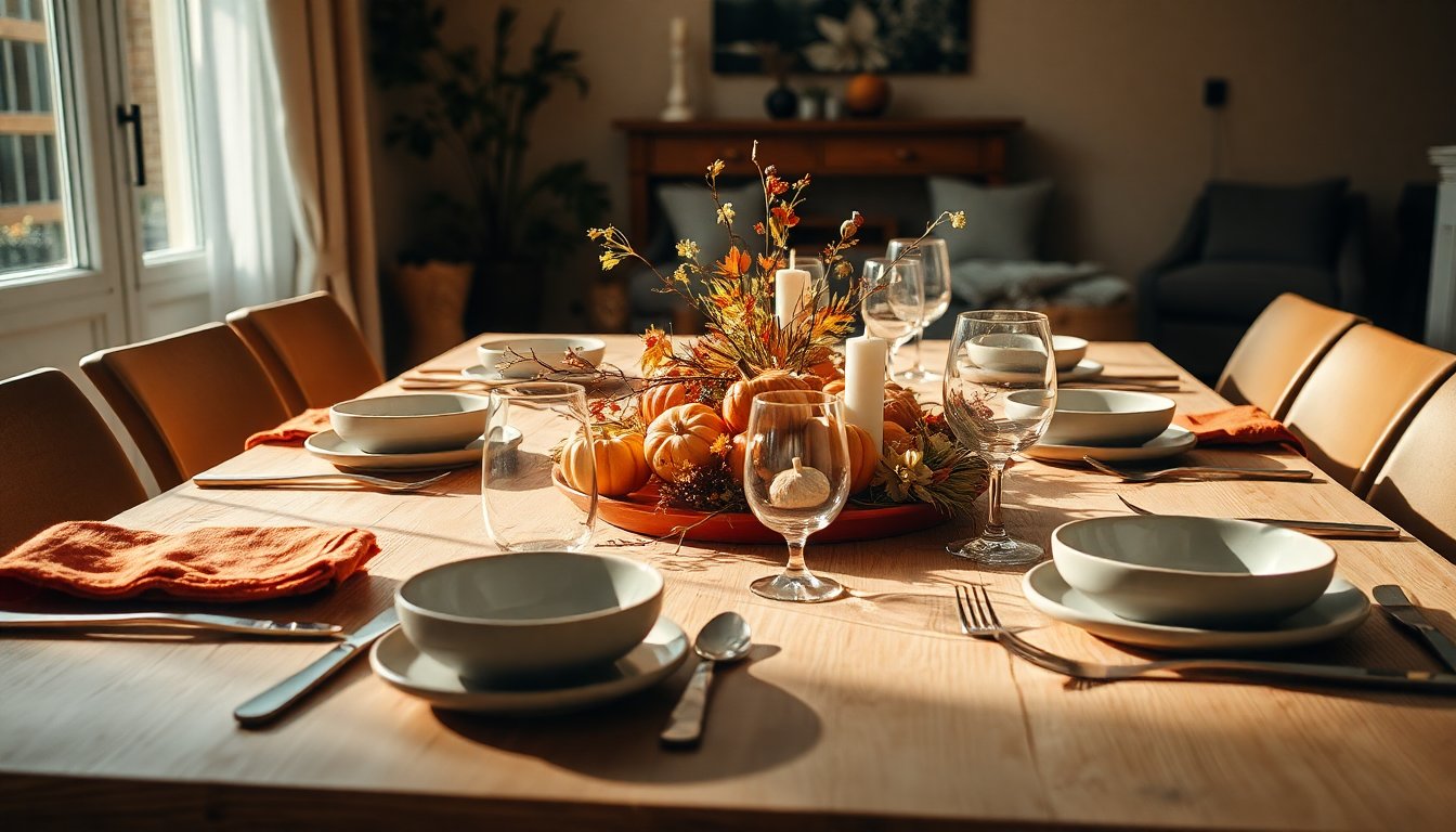 Idee Creative per Decorare la Tavola Autunnale con Maisons du Monde