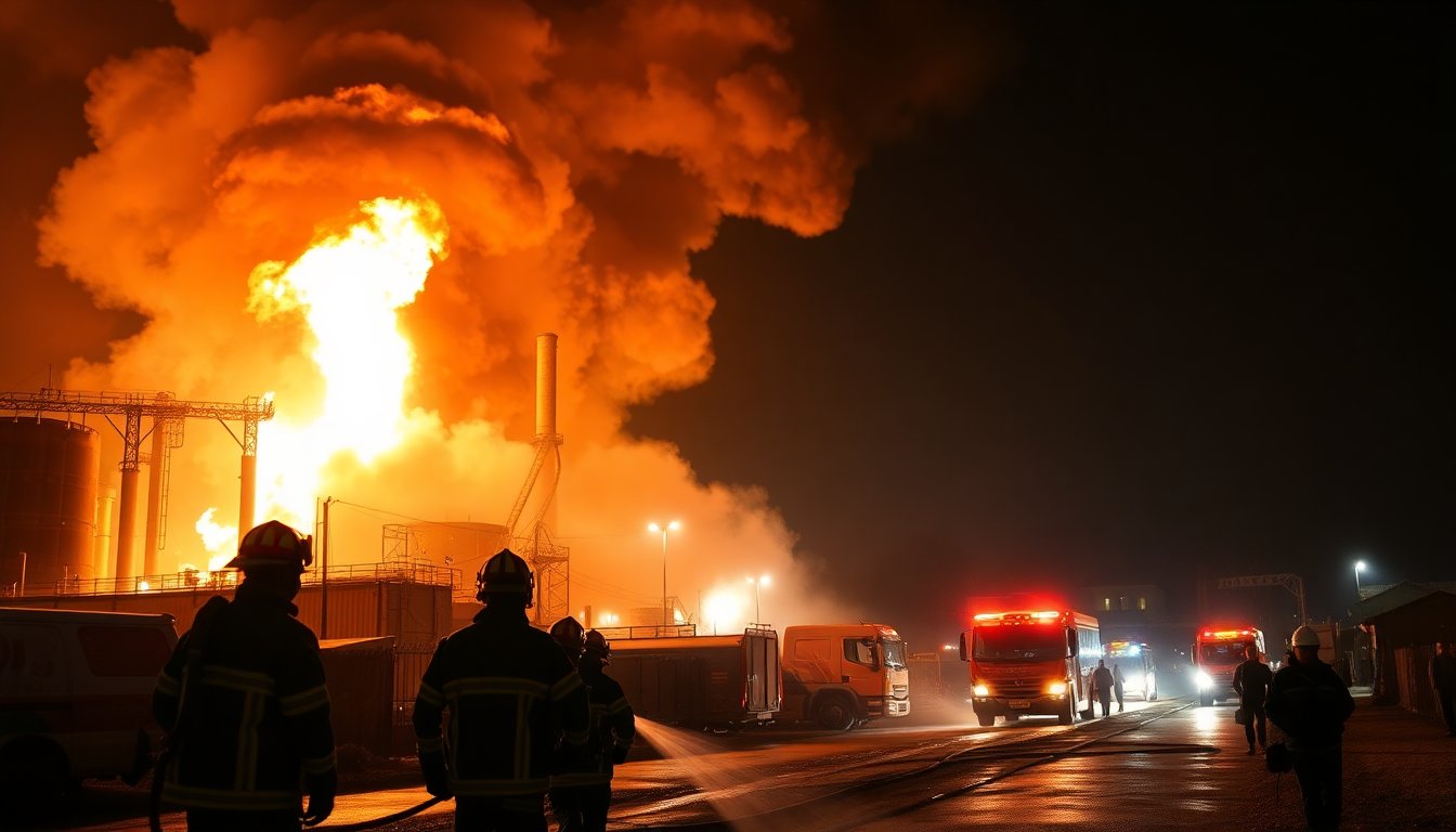 Incendio in un’industria chimica a Torino: evacuazioni in corso