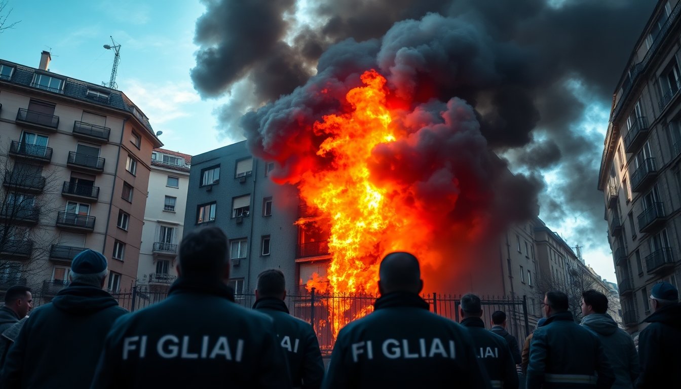 Milano: incendio distrugge palazzina, molti sfollati