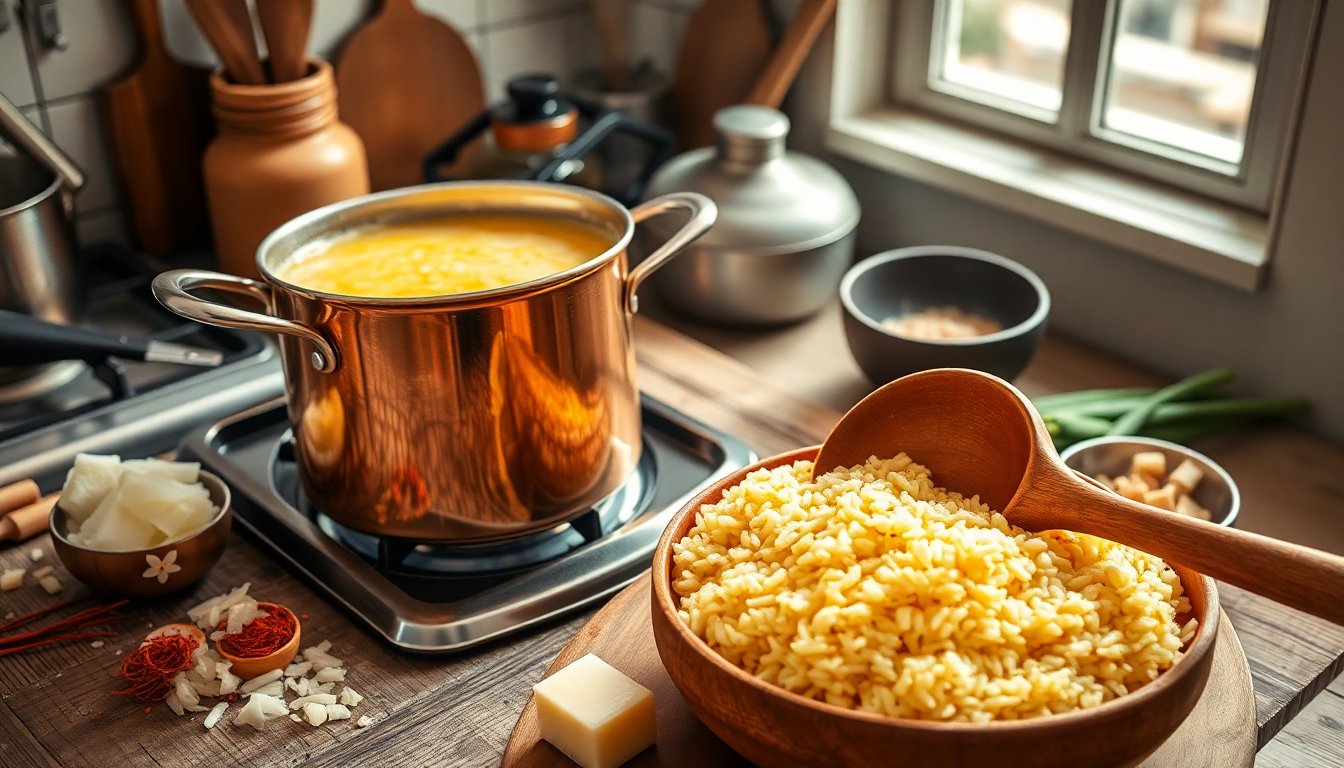Risotto alla milanese: storia e tecnica di un grande classico