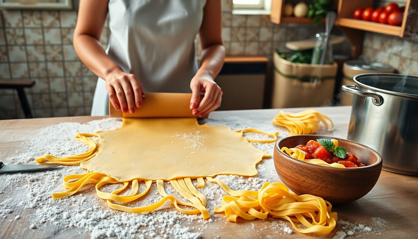 Scopri la pasta fresca fatta in casa: un’arte culinaria da riscoprire
