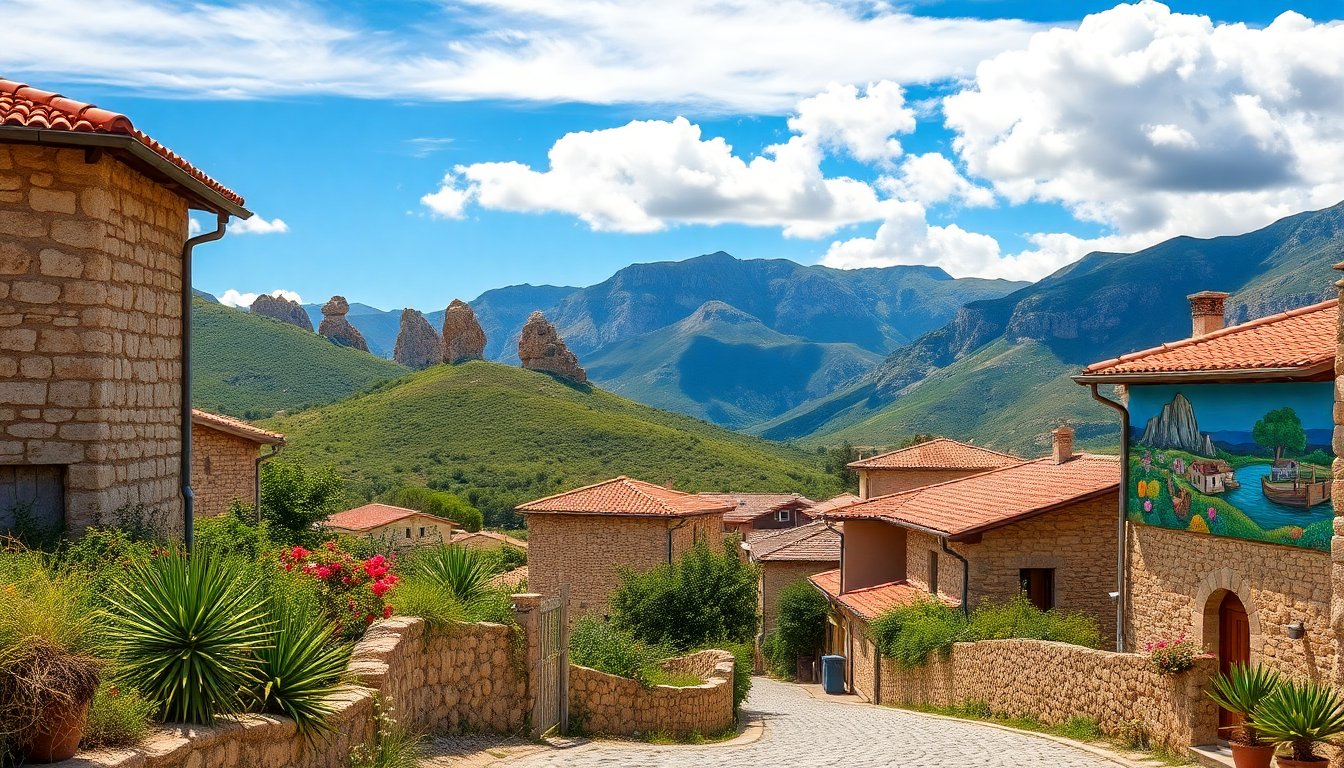 Ulassai: Scopri il Borgo Incantevole tra Arte e Natura in Sardegna