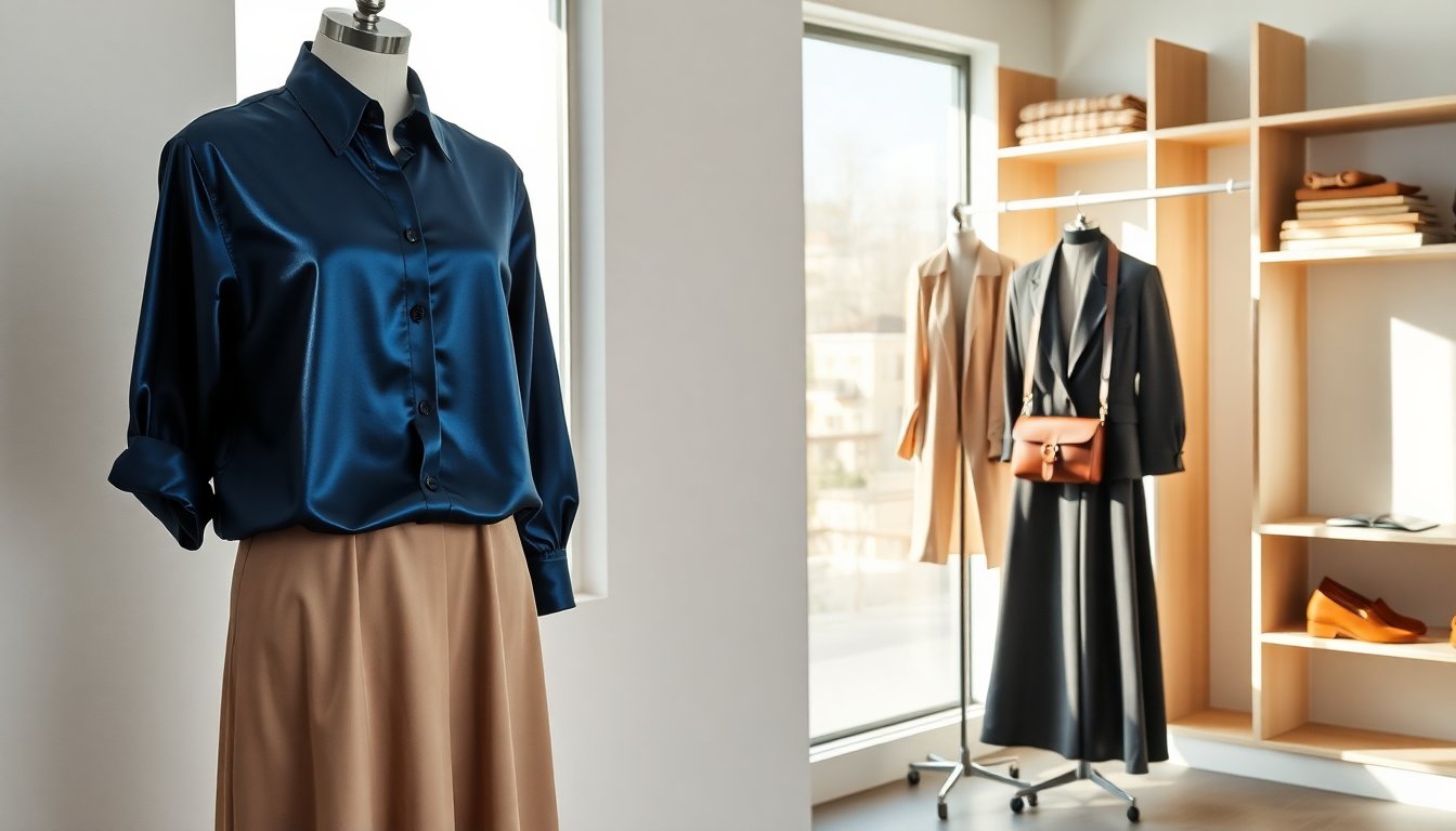 Come abbinare la camicia di raso con stile: idee eleganti e originali