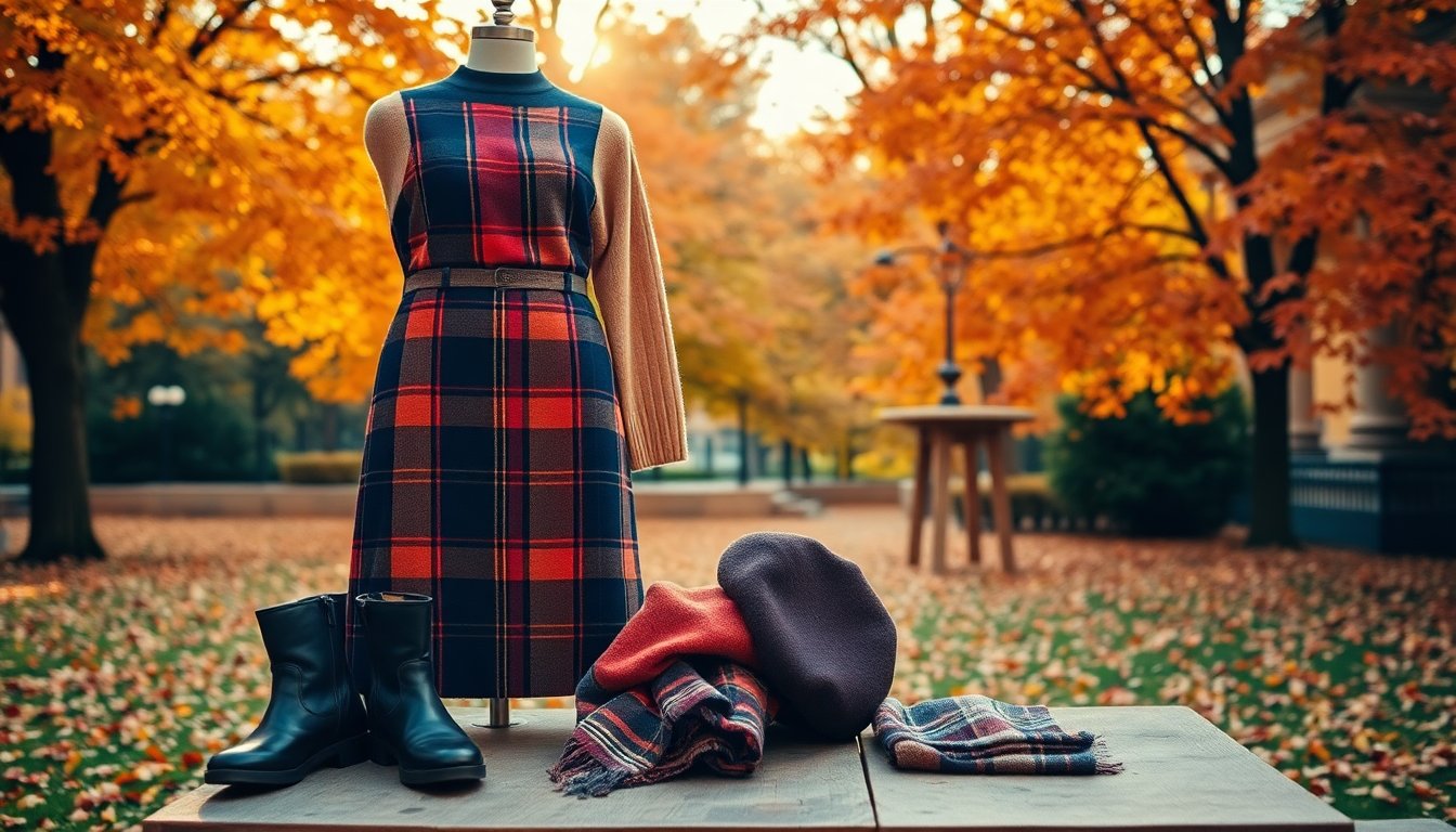 Gonna a quadri: tendenze e abbinamenti perfetti per l’autunno