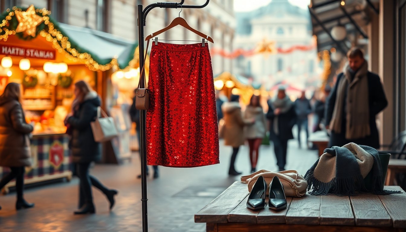 Gonne di Paillettes: Guida Definitiva per Indossarle con Stile durante le Festività