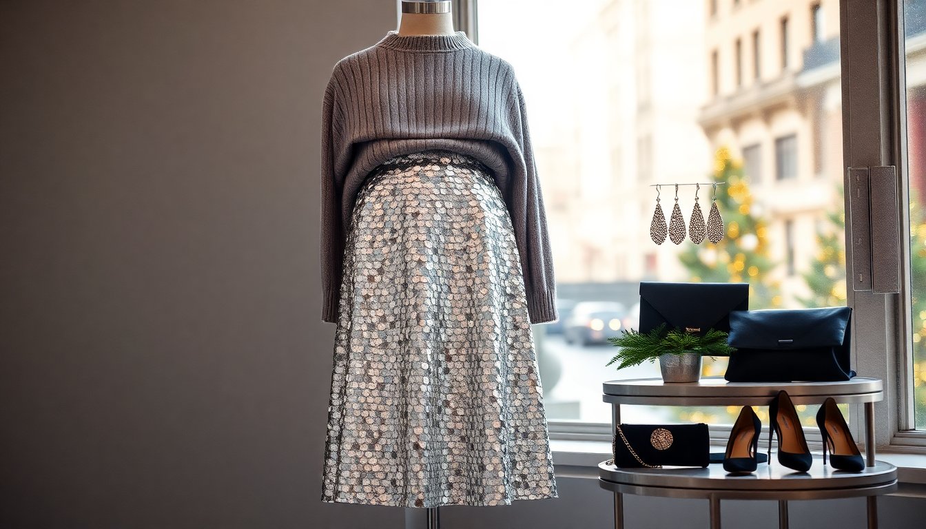 Gonne di Paillettes per le Feste: Stili Trendy e Idee di Abbinamento