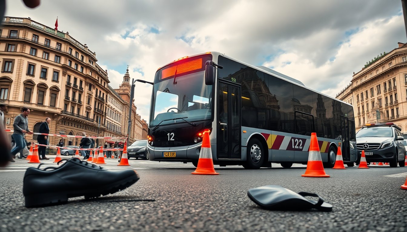 Incidente mortale in centro città: un uomo investito da un autobus