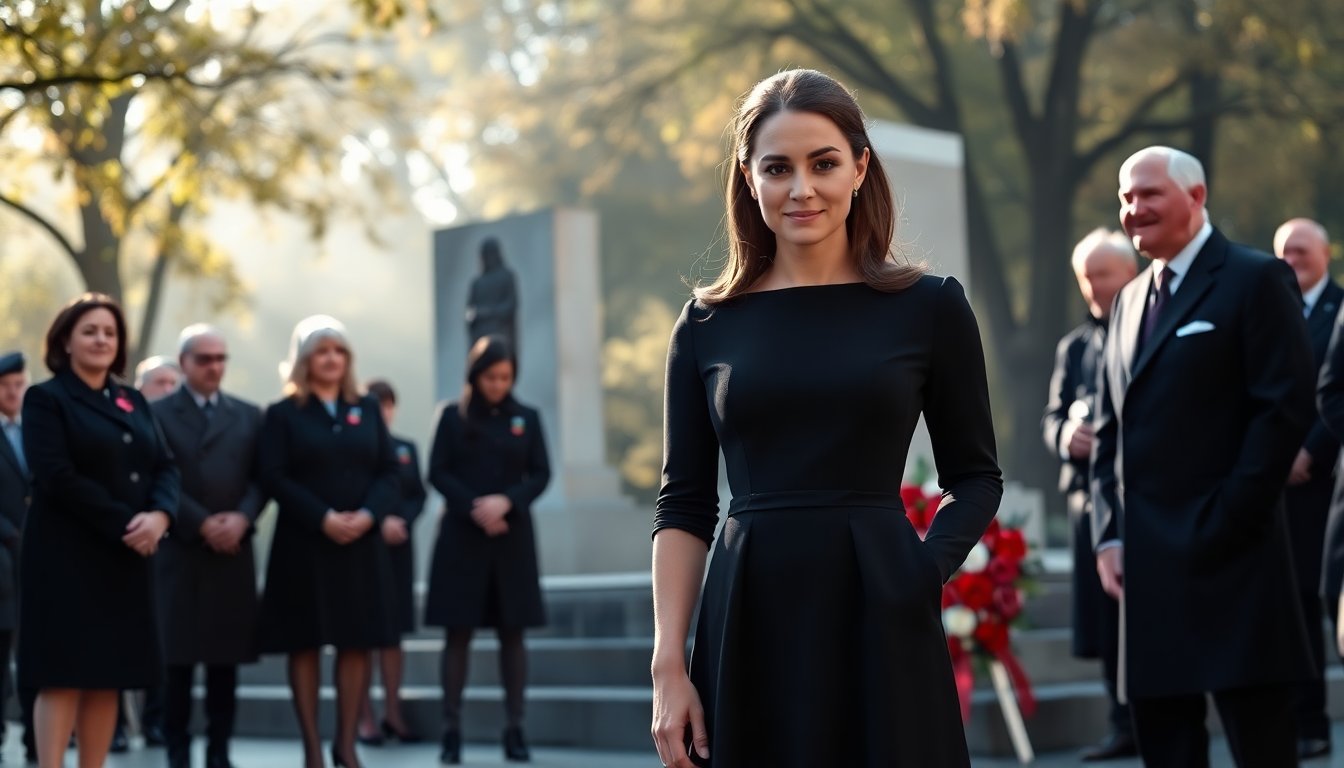 Kate Middleton: eleganza e significato nel Remembrance Sunday