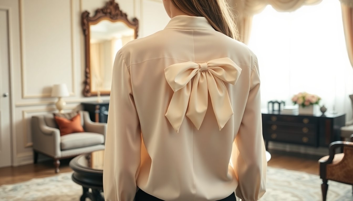 La blusa con fiocco: l’eleganza regale che trasforma il tuo guardaroba
