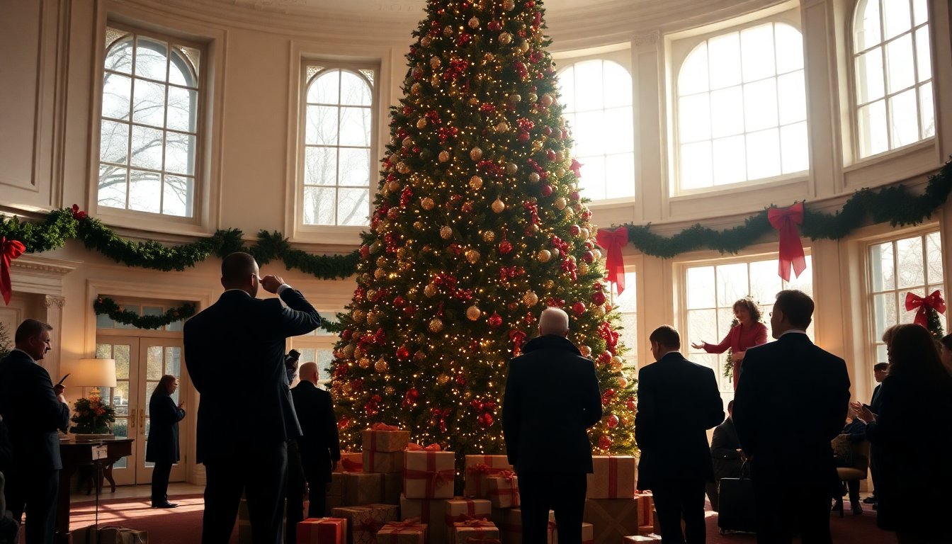 La Magica Cerimonia di Accoglienza dell’Albero di Natale con Melania Trump