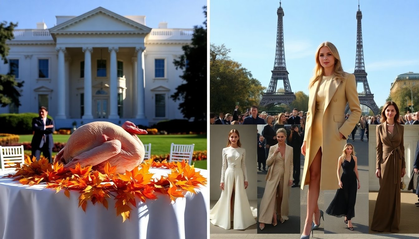 Le Trump tra eleganza e celebrazione del Thanksgiving