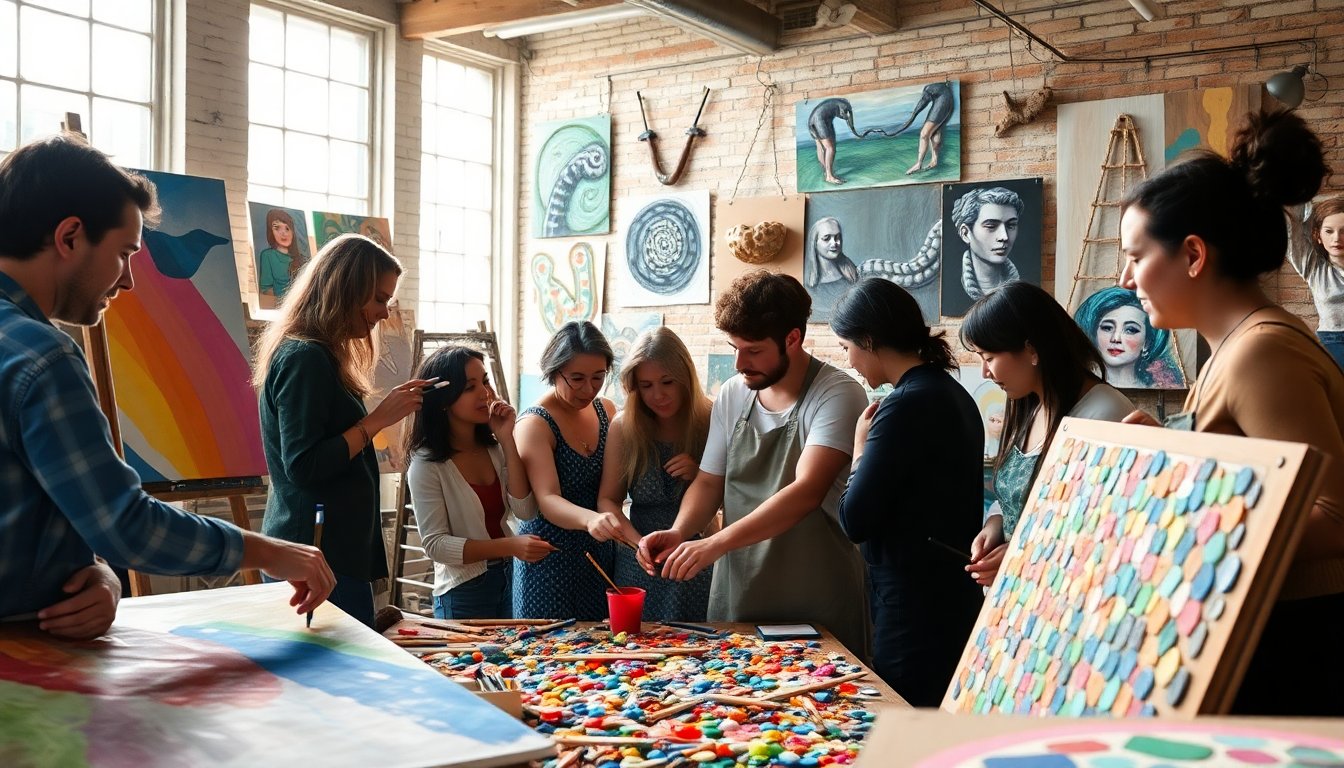 L’Impatto dell’Arte Collettiva sulla Comunità: Un Viaggio Creativo
