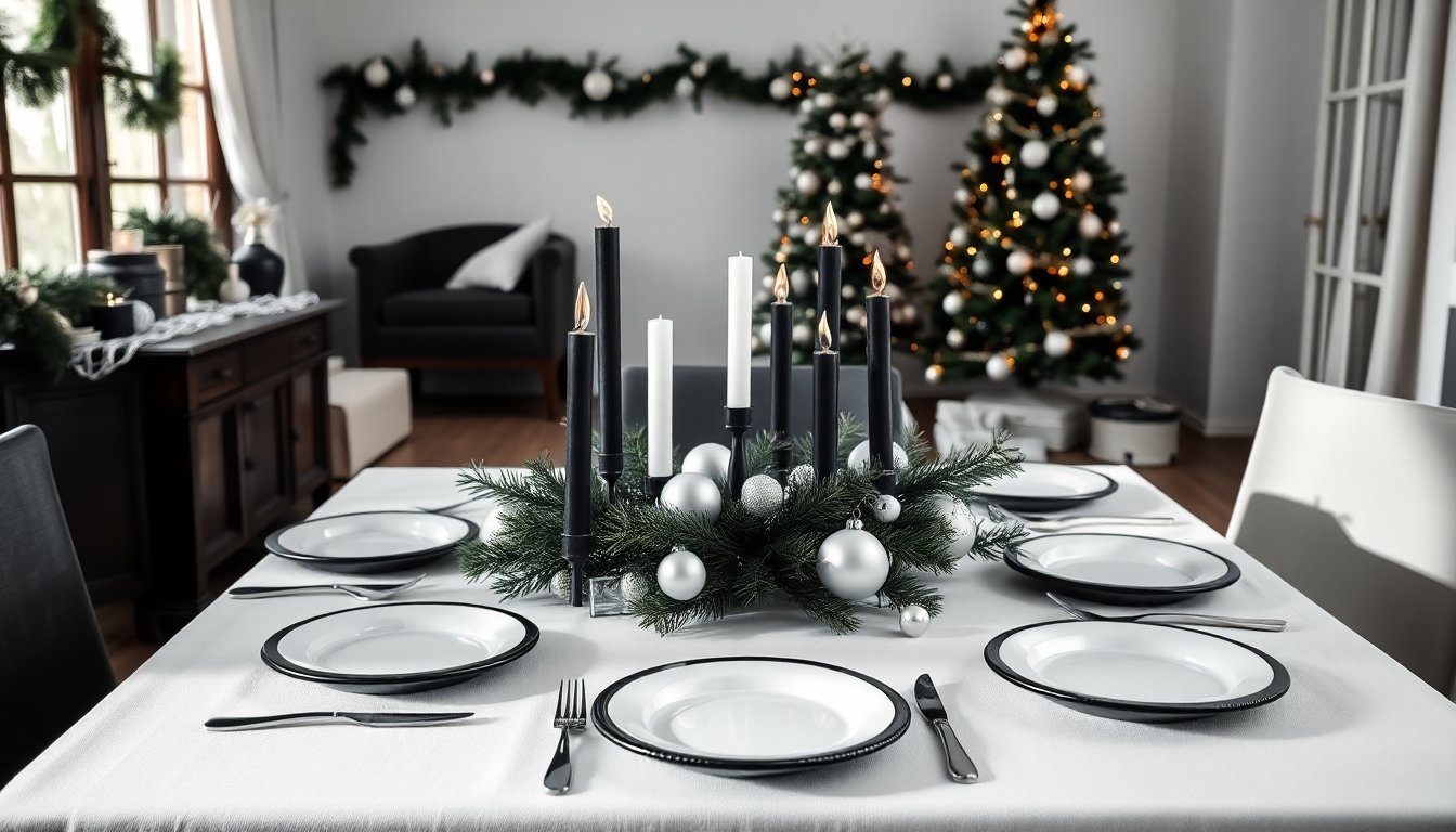 Natale in Bianco e Nero: Eleganza e Originalità per Festività Indimenticabili
