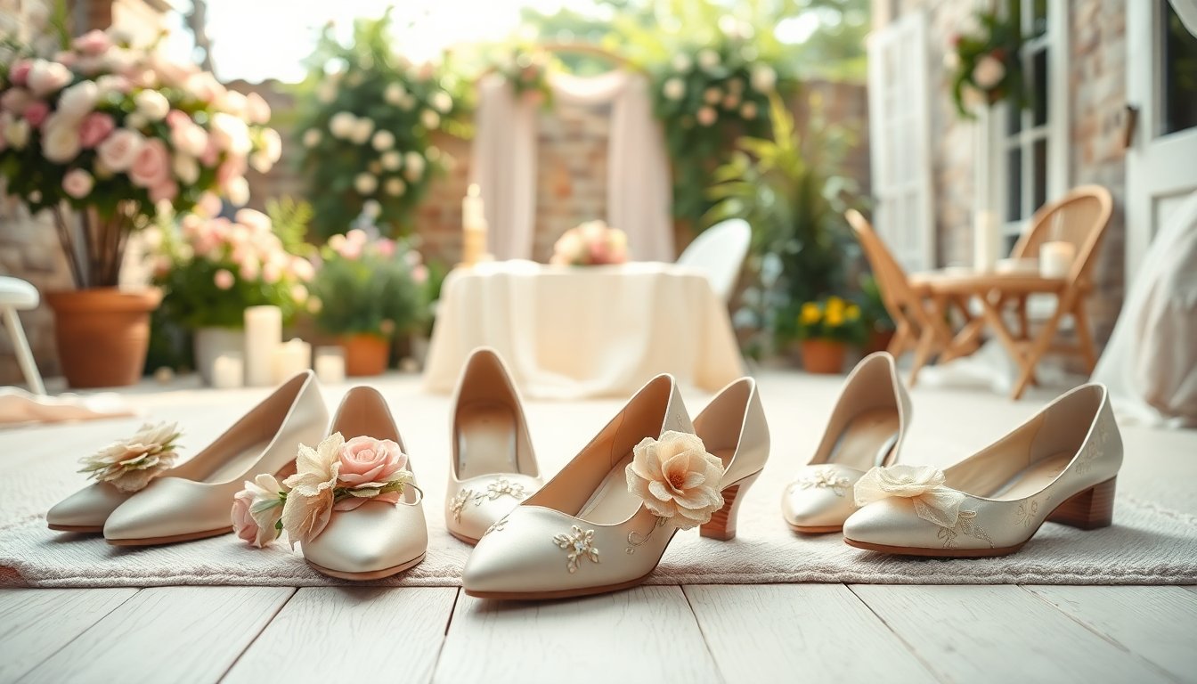 Scarpe da Sposa Basse: Comfort ed Eleganza per il Tuo Giorno Speciale