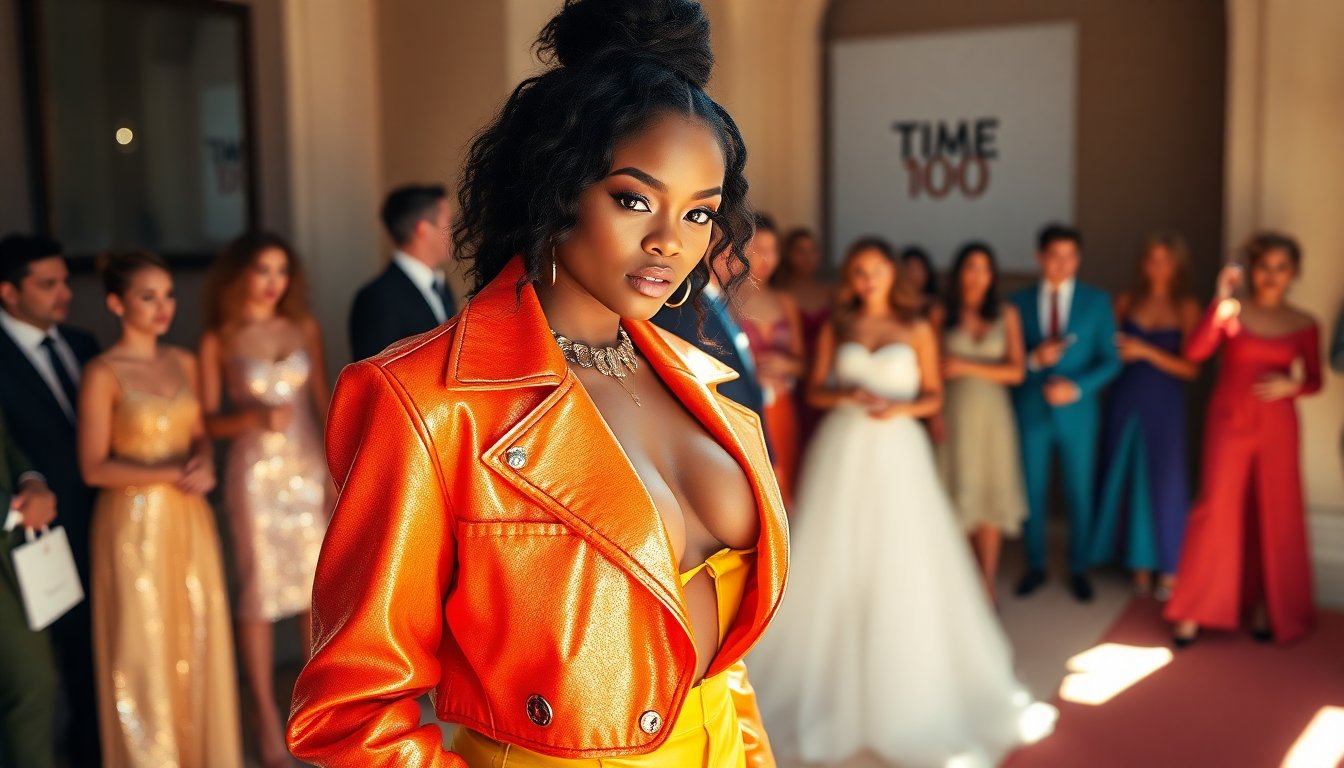 Teyana Taylor incanta al Time 100 Next con un outfit audace e provocante