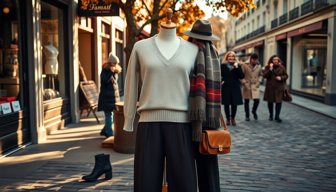 Abbinamenti Chic per il Maglione a V: Tendenze della Moda Invernale