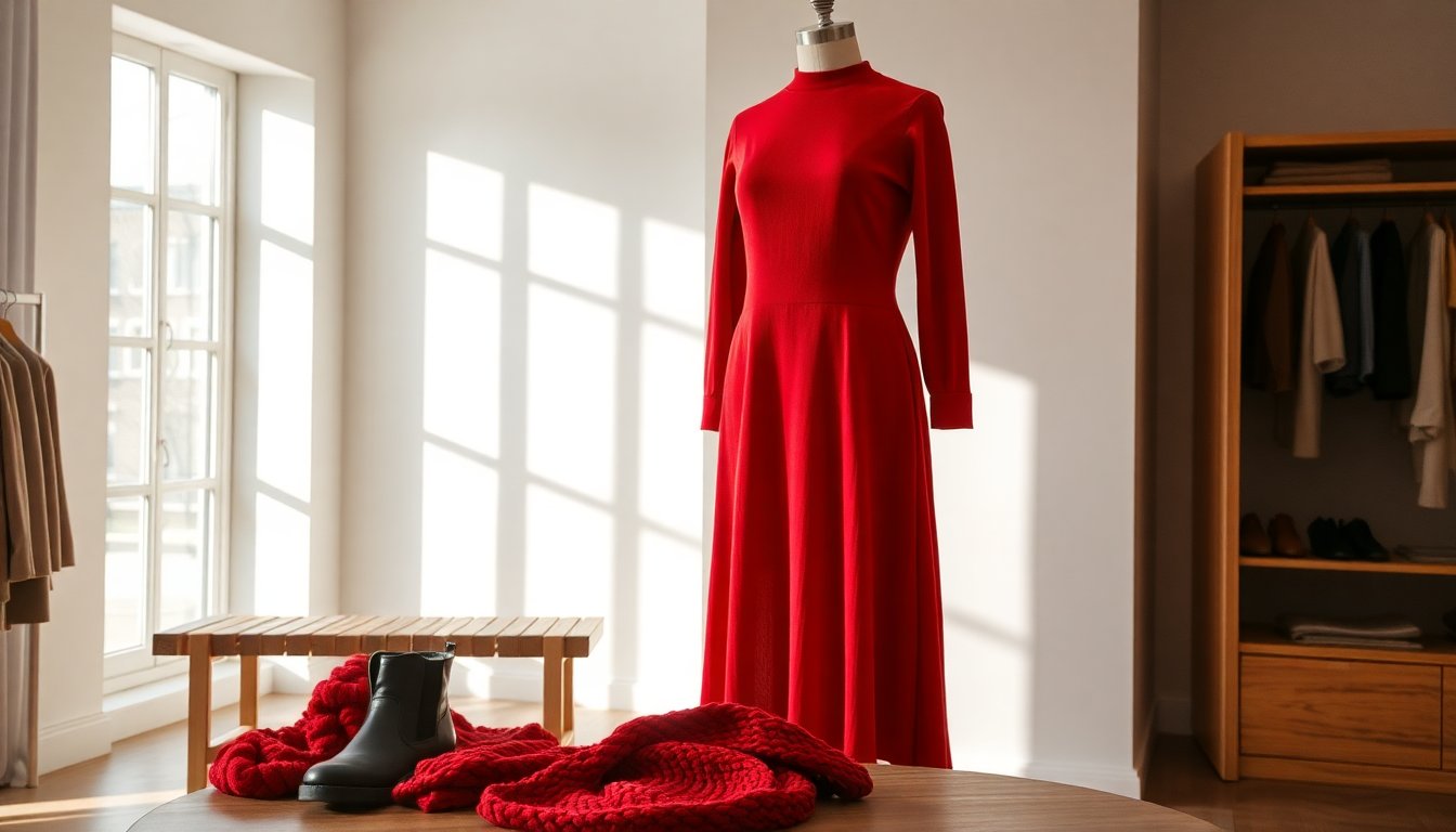 Abito in Maglia Rosso: Guida su Come Indossarlo per Ogni Occasione