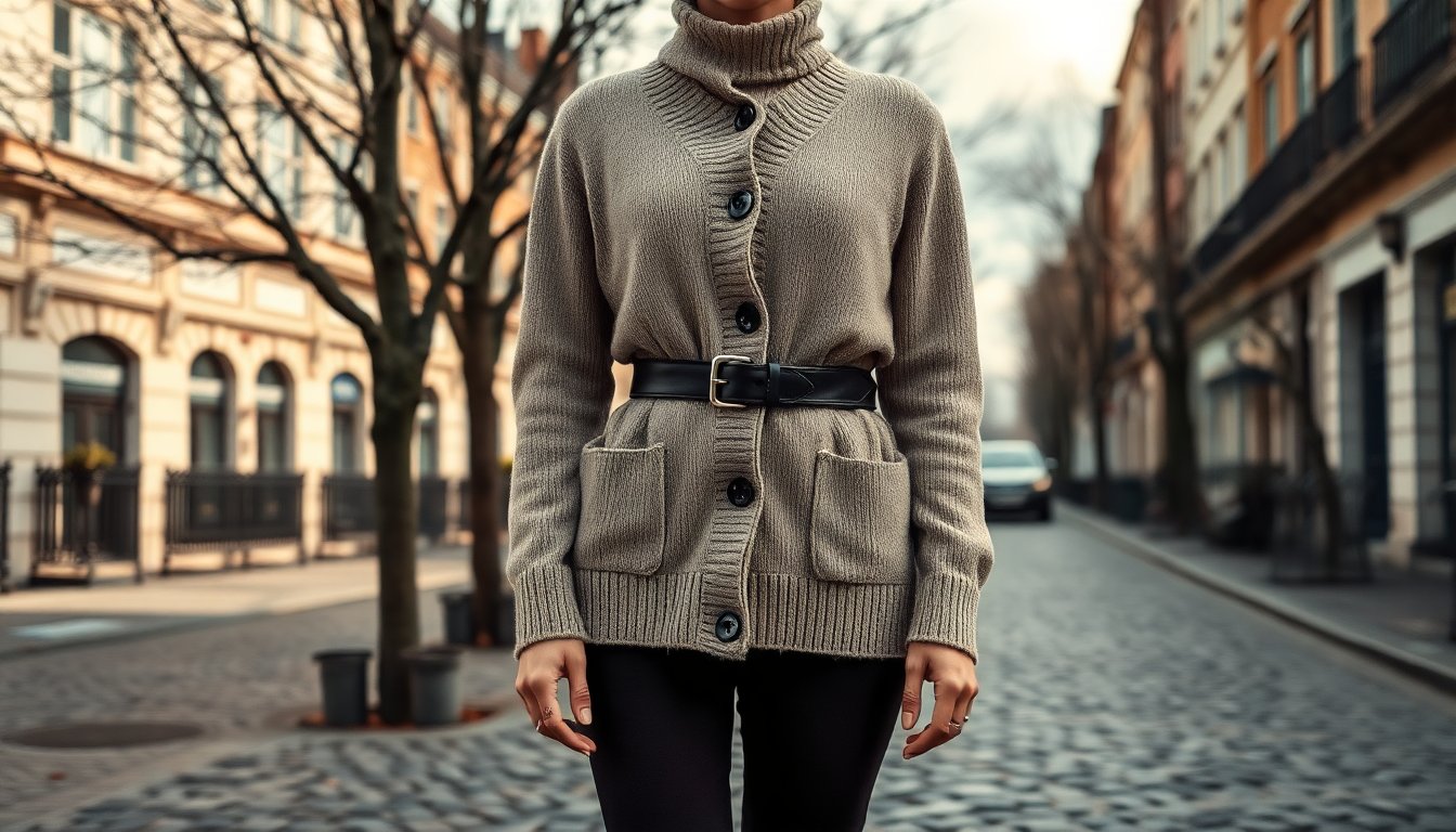 Cardigan invernale con cintura: 5 modi per indossarlo con stile