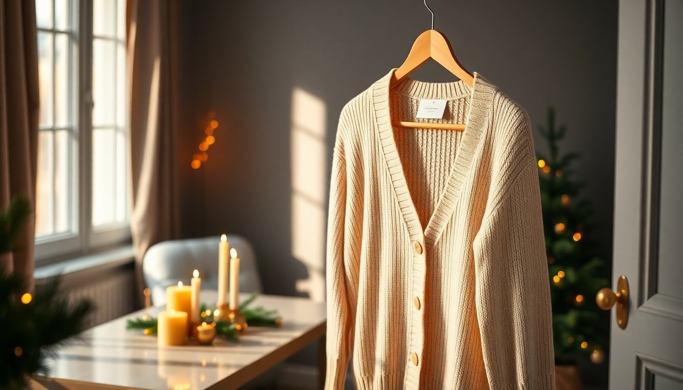 Elisabetta Gregoraci: il cardigan perfetto per le festività natalizie
