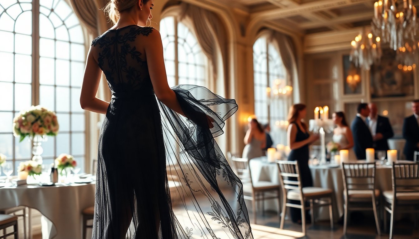 Il Trend del Black Sheer: Eleganza e Seduzione per Occasioni Speciali