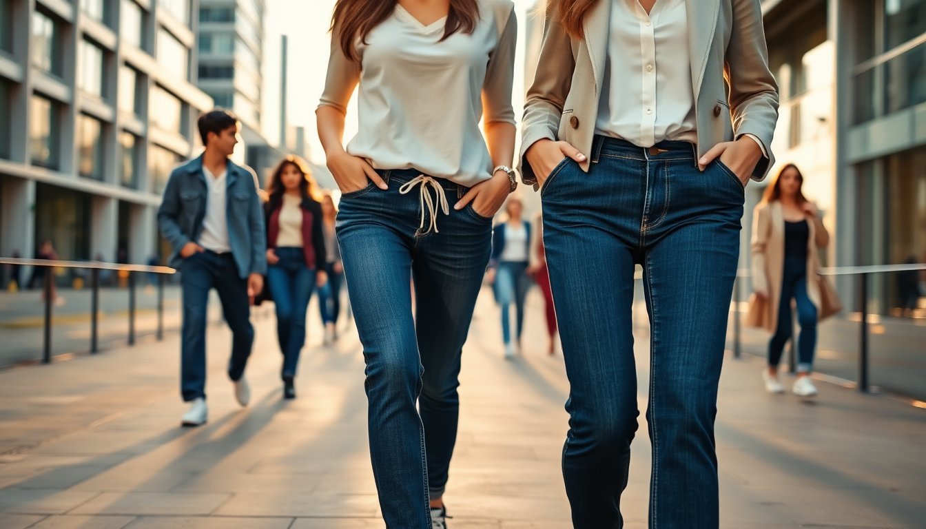 Jeans Track: La Tendenza Denim per un Look Elegante e Confortevole