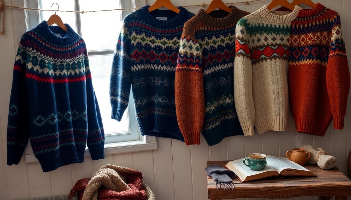 Maglioni Fair Isle: Eleganza Versatile per un Inverno alla Moda
