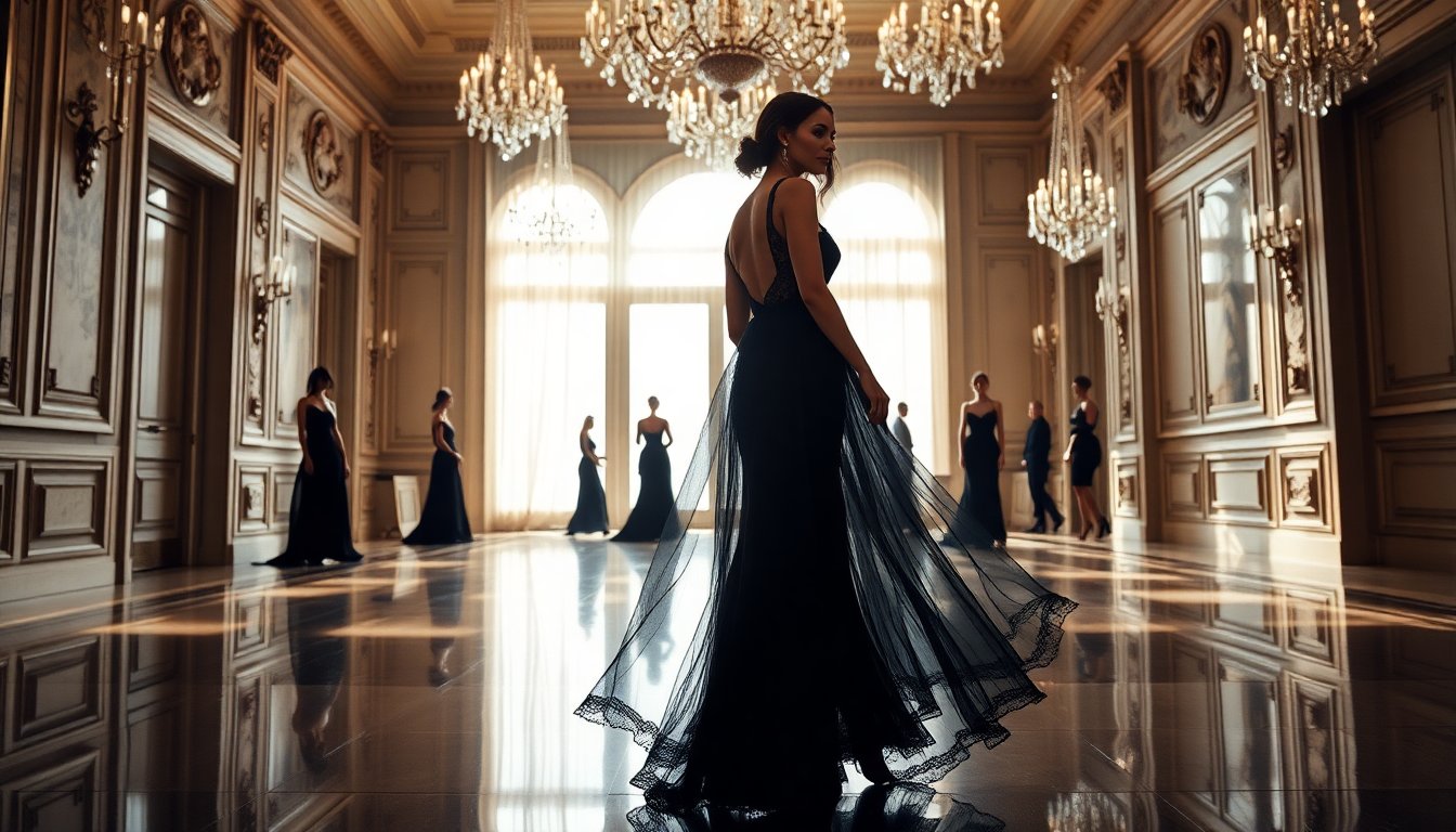 Nero Trasparente: La Tendenza Imperdibile per Eventi e Red Carpet