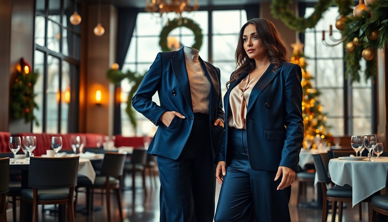 Outfit Curvy Eleganti per Natale e Capodanno 2025: Idee di Stile Imperdibili