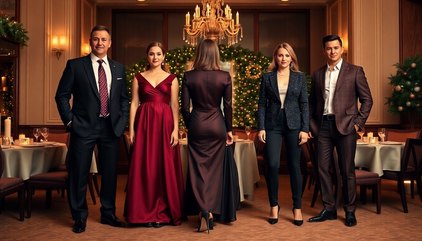 Outfit Eleganti per la Cena Aziendale di Natale 2025: Idee per Brillare!