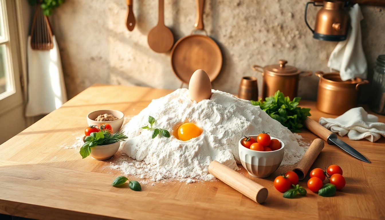 Pasta fresca: come prepararla con ingredienti selezionati